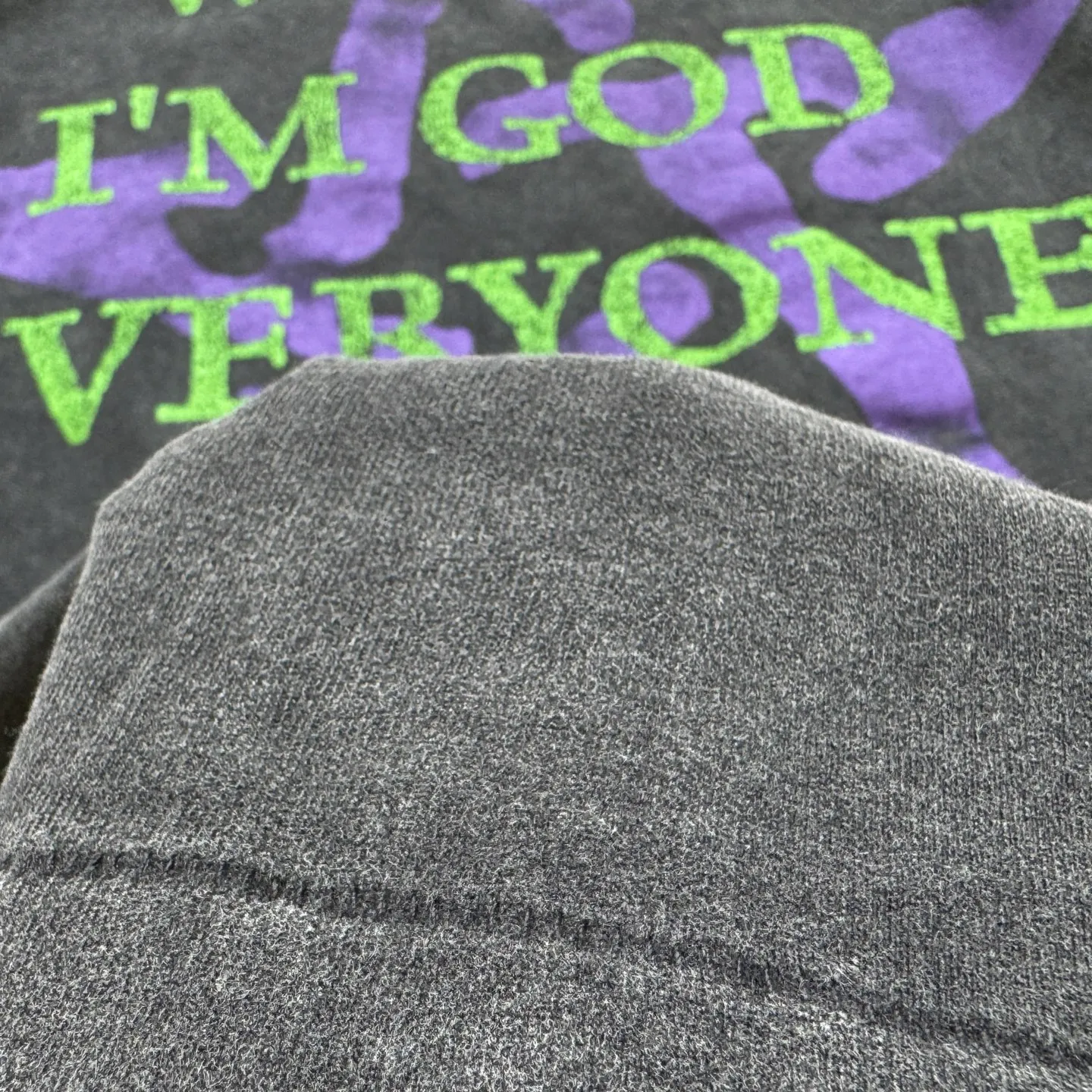P158 # CTS-101 [Manson GOAT Limited Edition] Saint x Marilyn Manson Marilyn Manson GOAT Ram Limited Long Sleeve Original 280g heavyweight fabric after consistent washing Retro single stitch heaven and earth stitch technology Heavy Assute yeast mill wash Size: S M L XL
